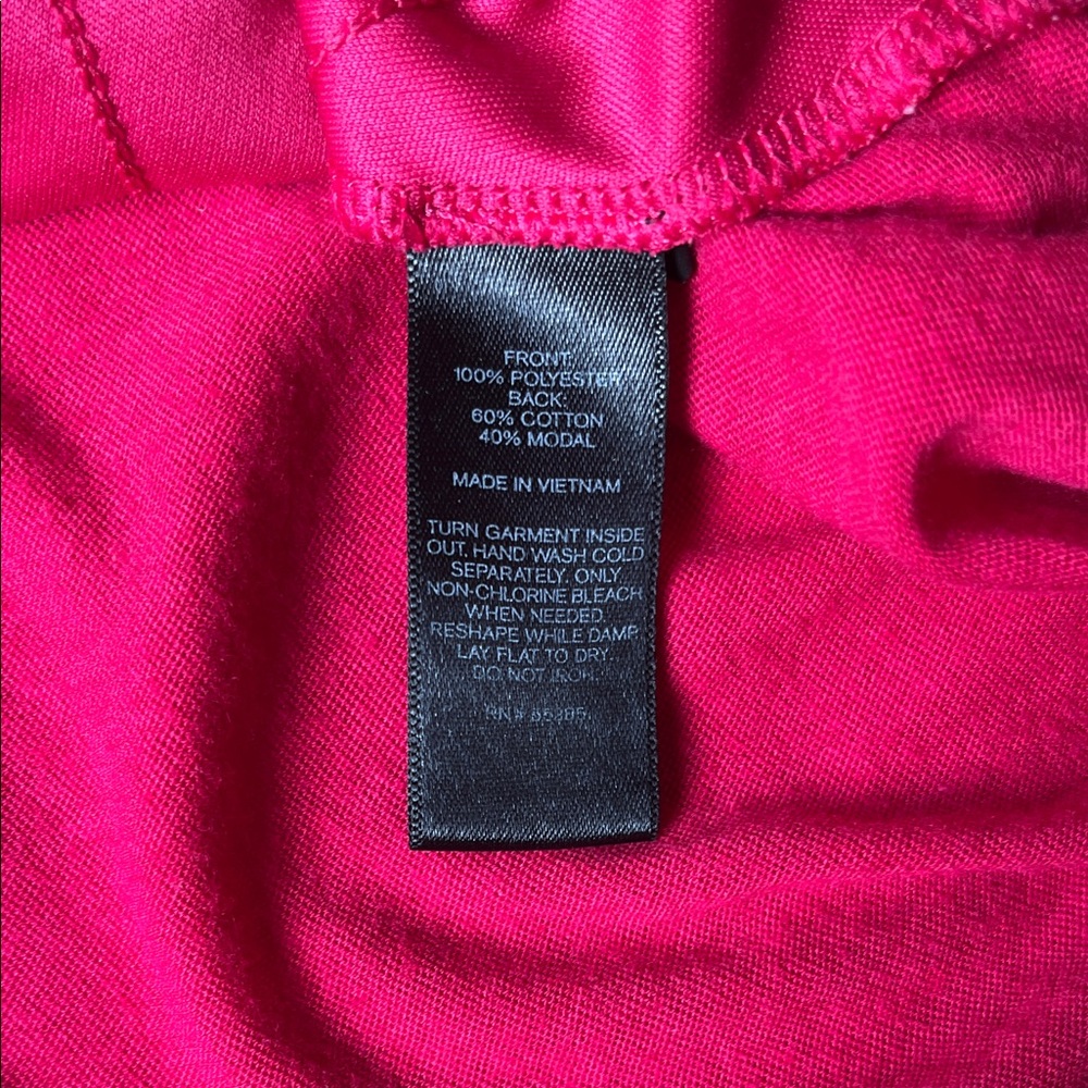 Express Vibrant Red Ruffled Tank Top - Picture 4 of 5